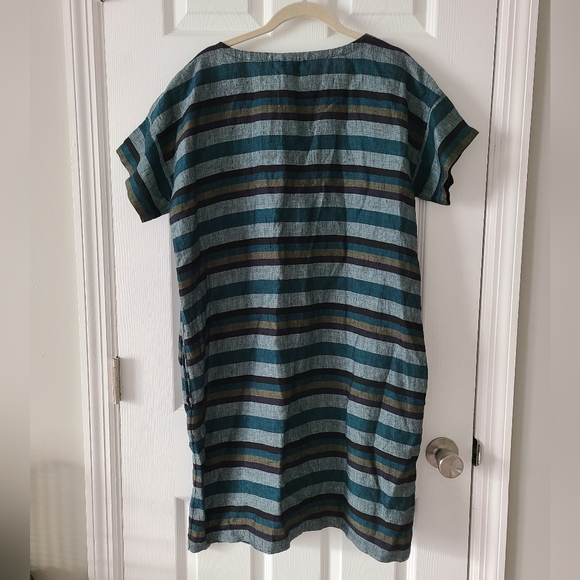 Eileen Fisher Linen Shift Dress - Picture 4 of 5